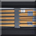 K19. Set of 5 pairs of wooden chopsticks. - $10 